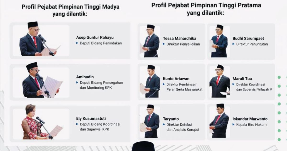 Ketua Umum IWO Indonesia Sampaikan Ucapan Selamat atas Pelantikan Pejabat Pimpinan Tinggi Madya dan Pratama KPK RI