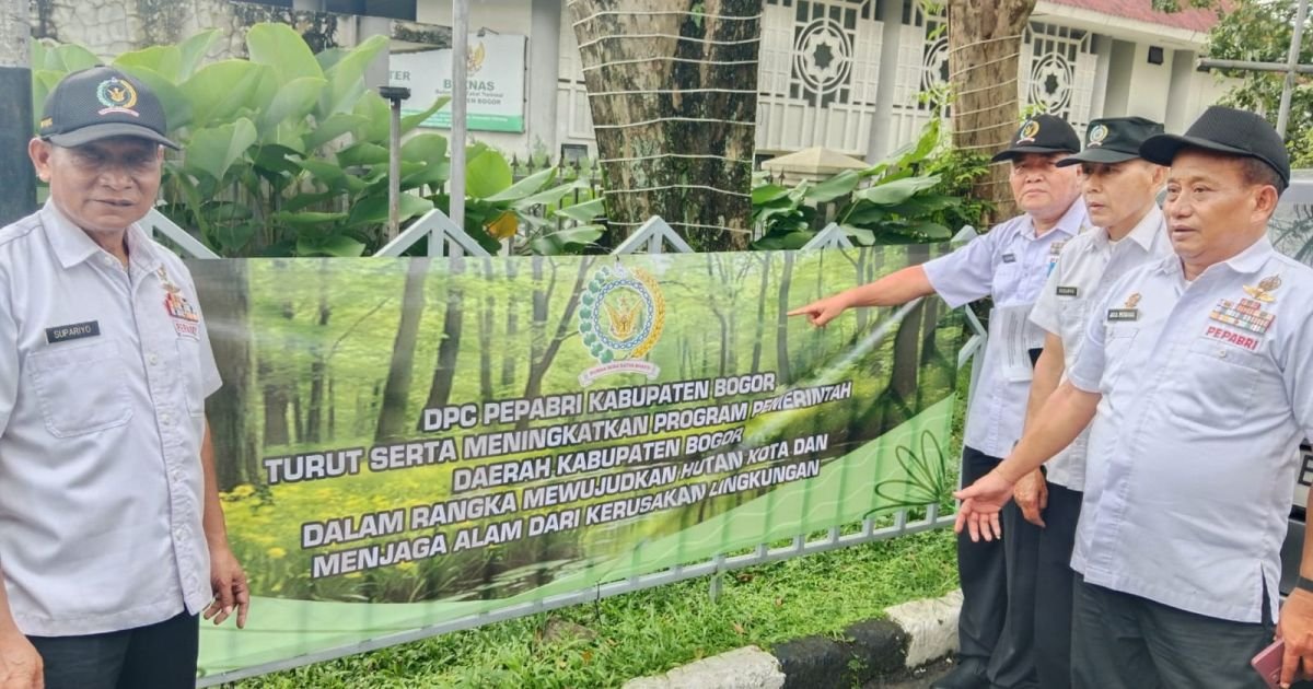 PEPABRI Kabupaten Bogor Ajak Warga Jaga Lingkungan Lewat Gerakan Pelestarian Pohon