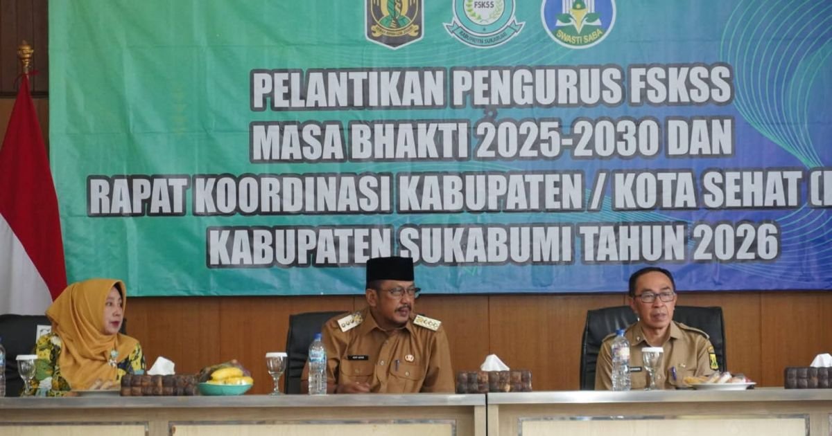 Bupati Sukabumi H. Asep Japar Lantik Pengurus FSKSS 2025–2030, Tegaskan Peran sebagai Mitra Strategis Masyarakat