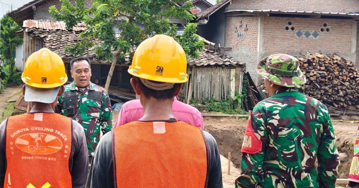 Danramil 421-02/GDT Tekankan Faktor Keamanan dalam Pembangunan Jembatan Perintis Garuda