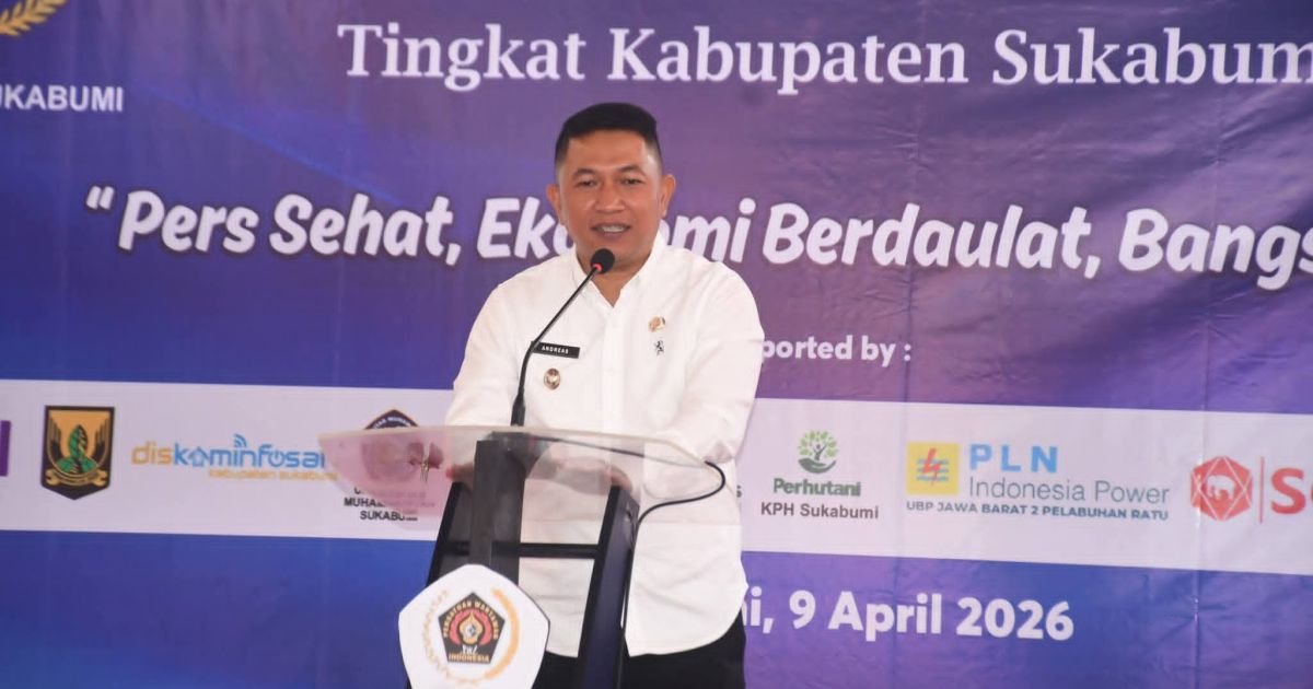 Puncak Peringatan HPN, Wabup Minta Pers Terus Mengawal Proses Pembangunan Di Sukabumi