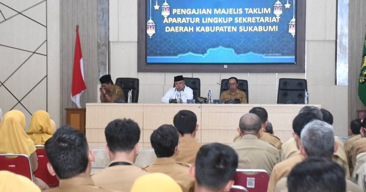 Pengajian MTA Perdana, Sekda H Ade Suryaman Ajak ASN Tingkatkan Kualitas Layanan Masyarakat
