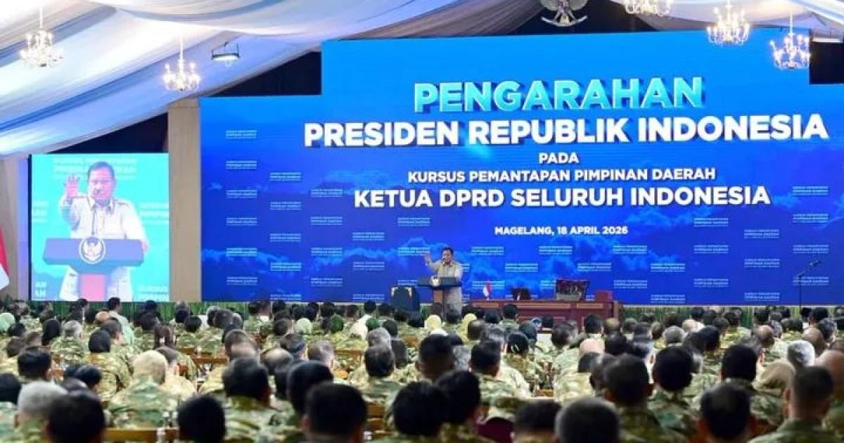 Presiden Prabowo Sampaikan Pengarahan pada Ketua DPRD Seluruh Indonesia