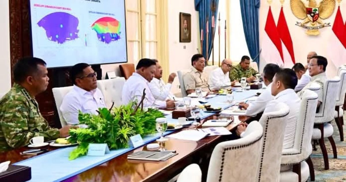 Presiden Prabowo Pimpin Ratas Percepat Pematangan Giant Sea Wall Pantura