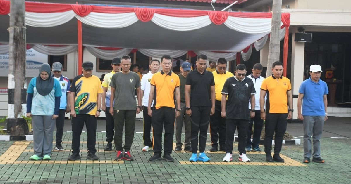 Hari Keselamatan Dan Kesehatan Kerja, Sukabumi Dan Forkopimda Termiskin Gelar Olah Raga Bersama