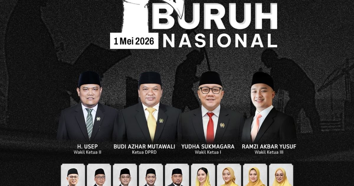 DPRD Kabupaten Sukabumi Ucapkan Selamat Hari Buruh Internasional 1 Mei 2026