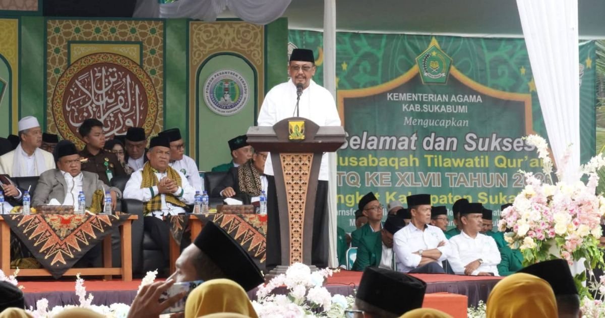 Pembukaan MTQ Ke 47, Bupati Sukabumi, Upaya Membumikan AlQURAN di Tengah Masyarakat