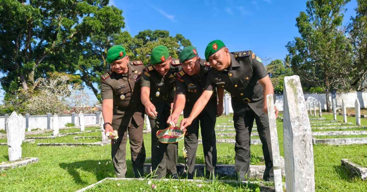 Kasdim 0622/Kab. Sukabumi Hadiri Ziarah Rombongan Peringatan HUT Ke-80 Kodam III/Siliwangi