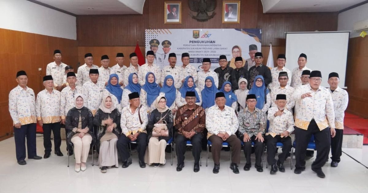 Bupati Kukuhkan Pengurus Persatuan Pensiunan Indonesia Kab. sukabumi Masa Bakti 2025-2030