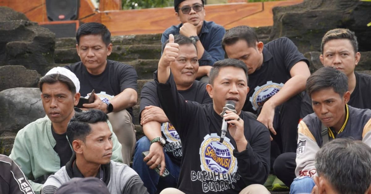 Wabup Kab. Sukabumi Hadiri Mayday Bersama DLC K Sarbumusi, Lakukan Dialogis kekeluargaan