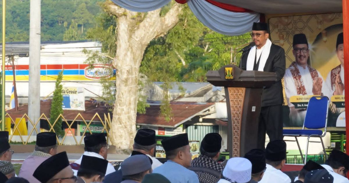 Idul Adha 1447 H, Bupati Sukabumi Tegaskan Pentingnya Aktualisasi Nilai Empati, Gotong Royong Dan Kepedulian Sosial