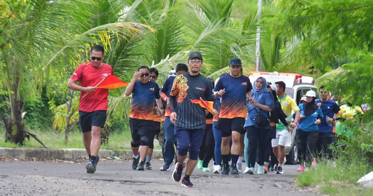 100 ASN Pemkab Sukabumi Ikuti Lari Santai 5 KM Program ROAD TO ASN RUN 2026