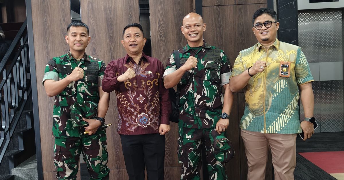 DANDIM 0622/KAB. SUKABUMI HADIRI RAKOR PENANGANAN PERSAMPAHAN DAN MITIGASI DAMPAK KEMARAU PANJANG