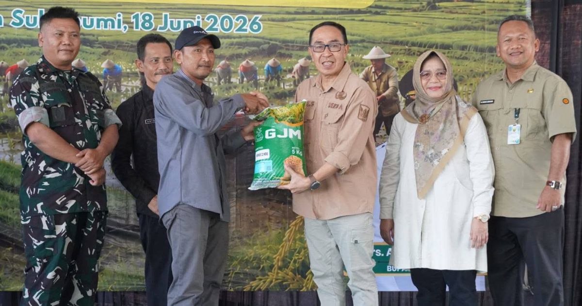 Gerakan Percepatan Semai, Olah Lahan Dan Tanam, Kab Sukabumi Masuk Fase Swasembada  Berkelanjutan