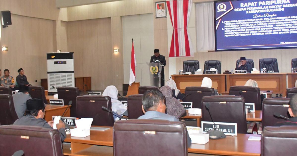 Paripurna DPRD, Pertanggungjawaban Pelaksanaan APBD Tahun 2025 Siap Ditetapkan Menjadi Perda